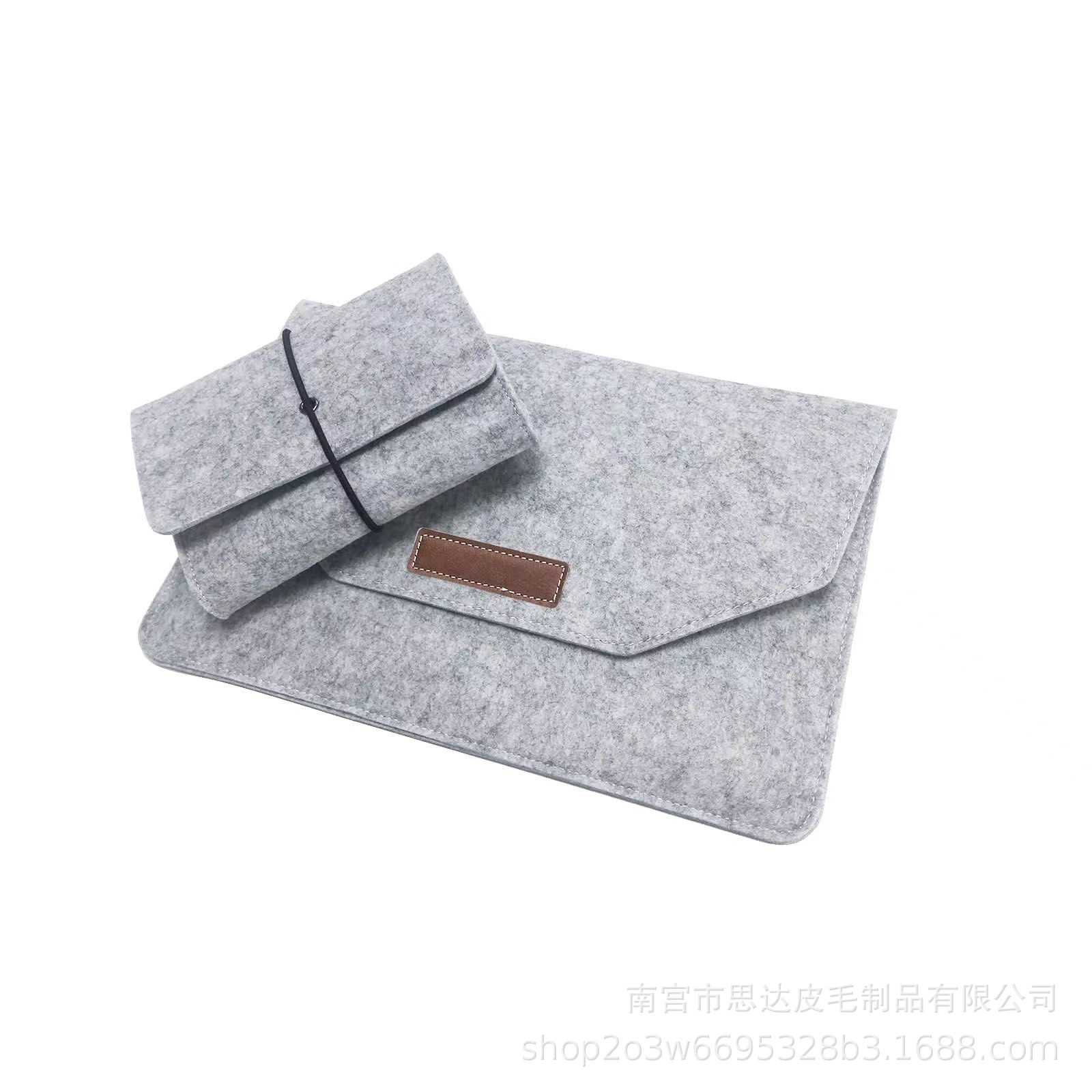 Manufacturer's New Laptop Felt Bag, Anti-Scratch Tablet Inner Bag, Suitable for Apple Felt Protective Cover Wholesale