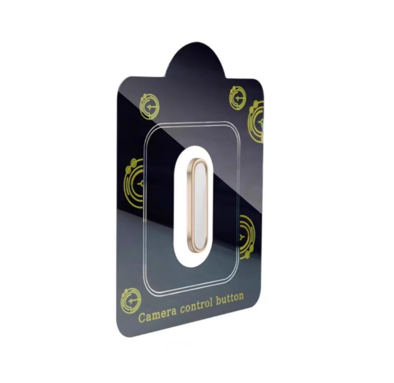 Botón de galvanoplastia de platino-marco de metal (con embalaje)