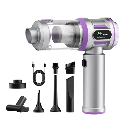[Customized] Car Vacuum Cleaner with Super Strong Suction Power, Handheld Small Wireless Portable Vacuum Cleaner for Cars, Suction and Blowing in One