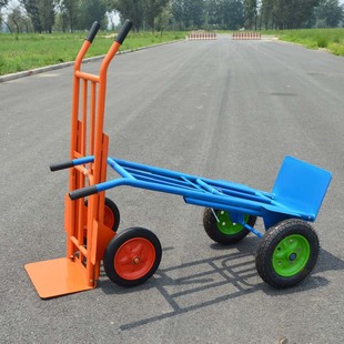 Stall Cart Big Wheel Luggage Thickened Riders Building Cart Pull Goods Wang Nong Push Pull Forklift