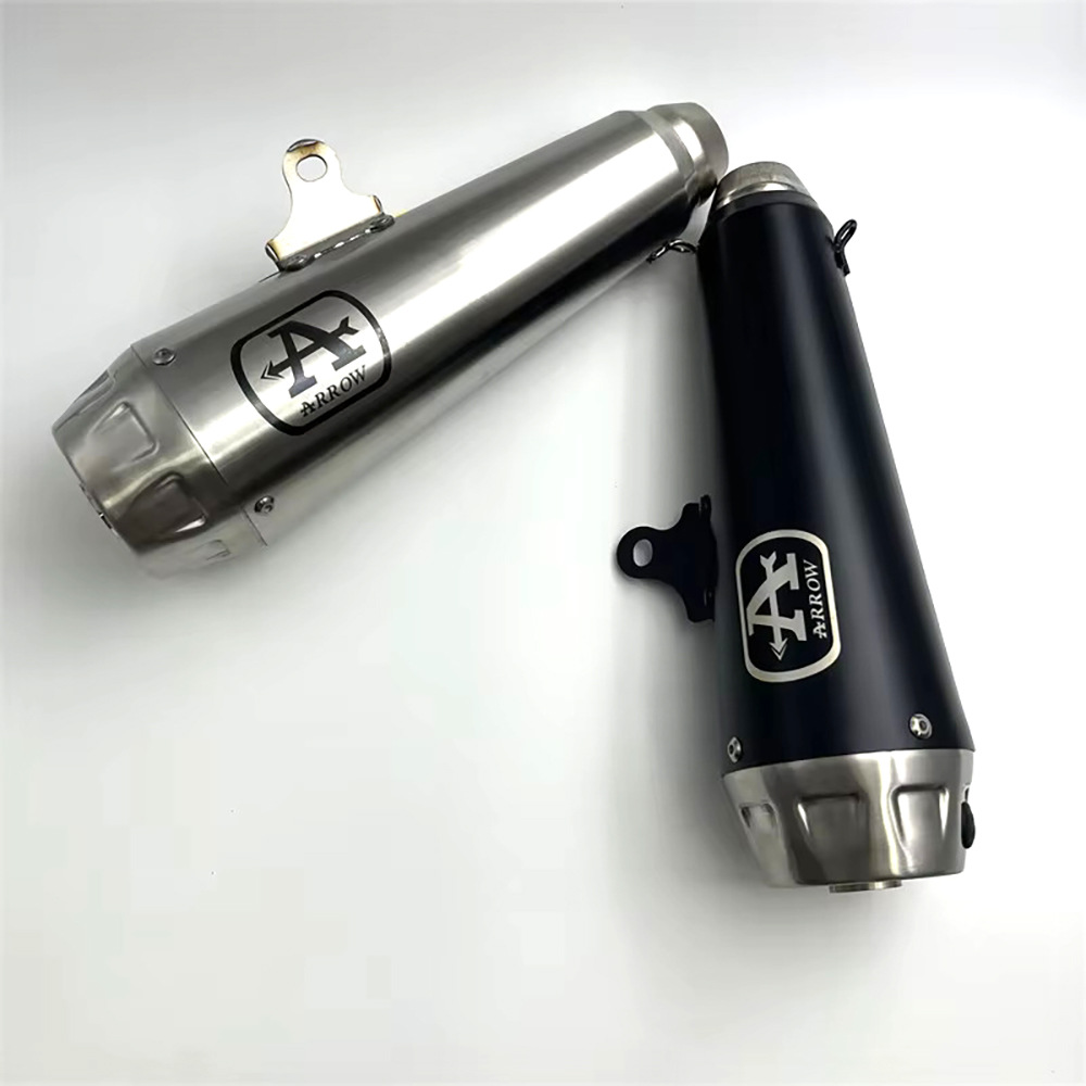 Motorcycle modified exhaust pipe ARROW Wrigley muffler back pressure tail section universal exhaust pipe CM500/vn650