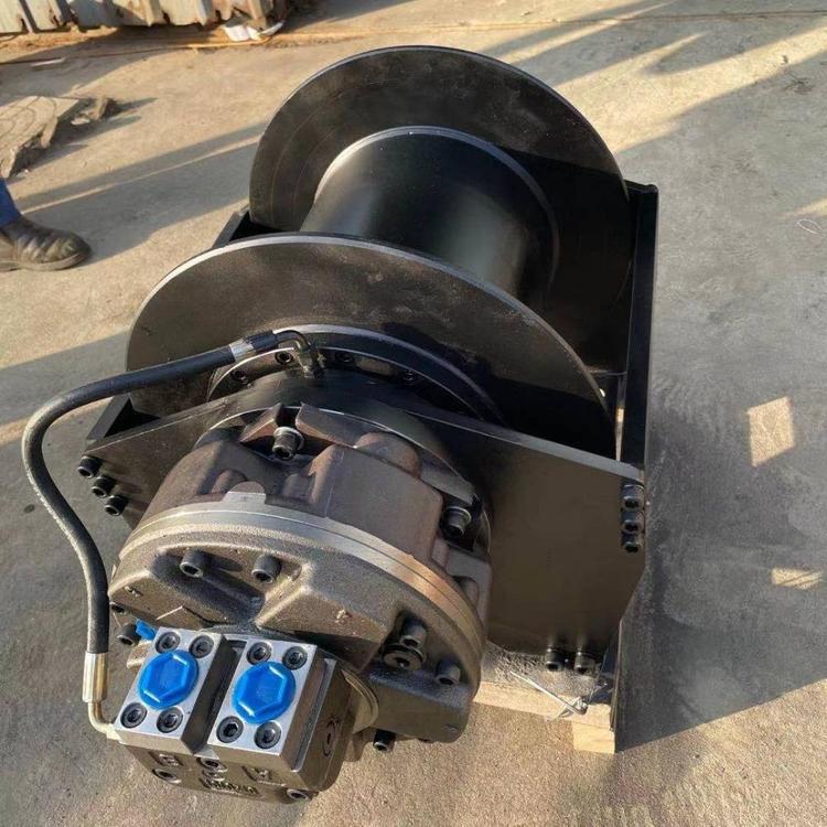 cabrestante hidráulico de minería simple de operación en la mina No.1 de Shandong