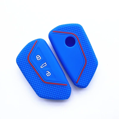 Static Rod/Key Bag key cover silicone CROZZ men's - dark-blue