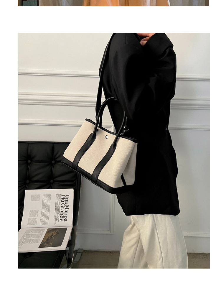 2024 neue kopf schicht rindsleder garten leinwand große kapazität Tongle freizeit handtasche schulter umhängetasche_voghion.com