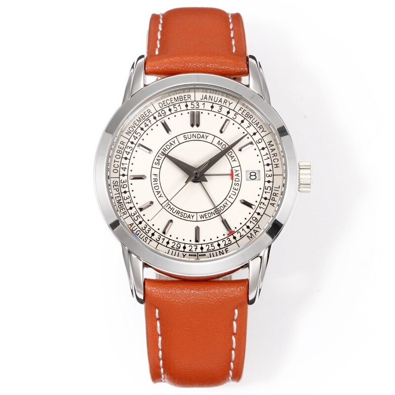 Men's Business Casual Sports Automatic Mechanical Watch with Leather Strap, Men's Complex Function Three-Hand Chronograph Men's Business Casual Sports Automatic Mechanical Watch with Leather Strap, Men's Complex Function Three-Hand Chronograph