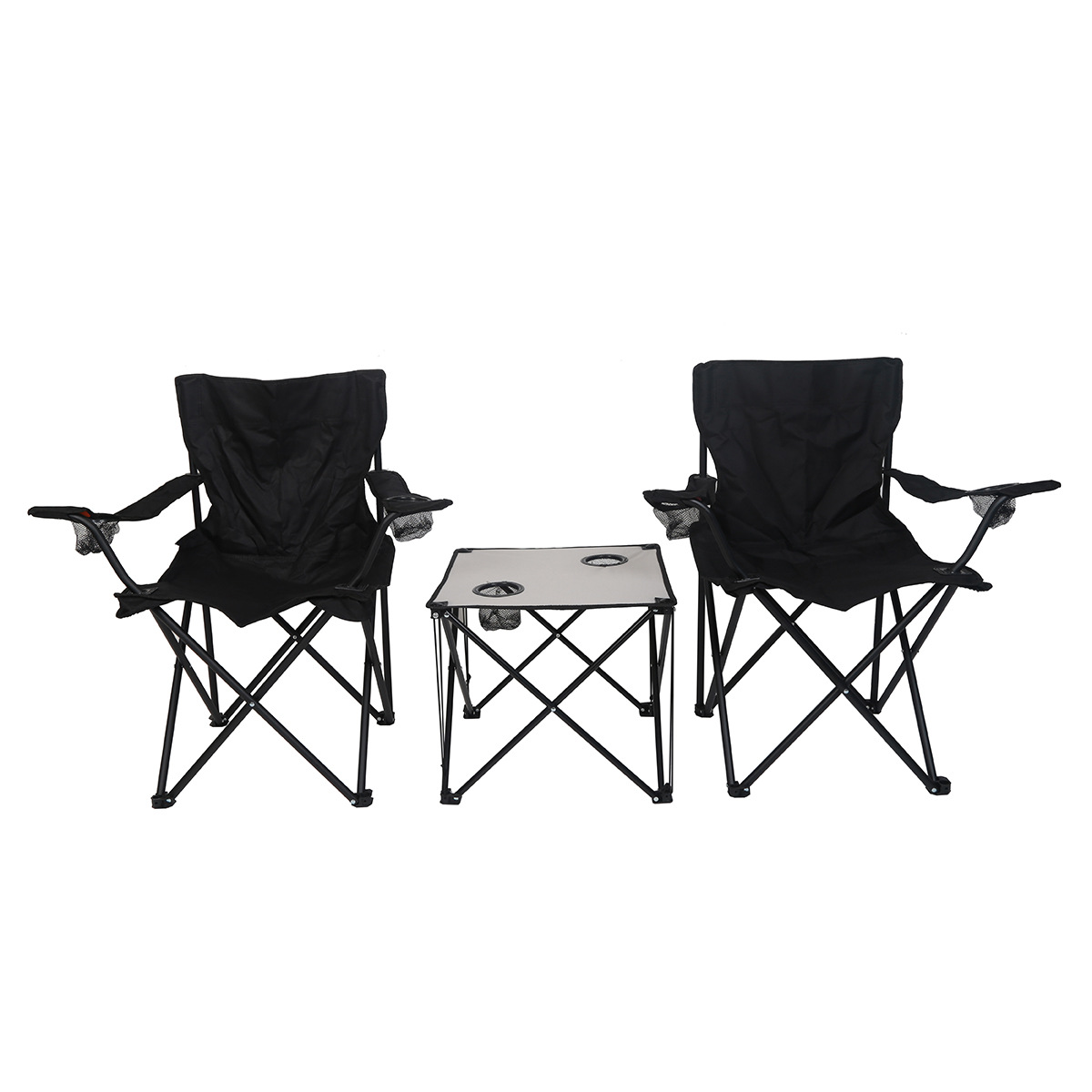 Transfronterizos portátiles de almacenamiento mesas y sillas plegables al aire libre acampando ocio sillón fácil de almacenar mesa y sillas de viaje de picnic