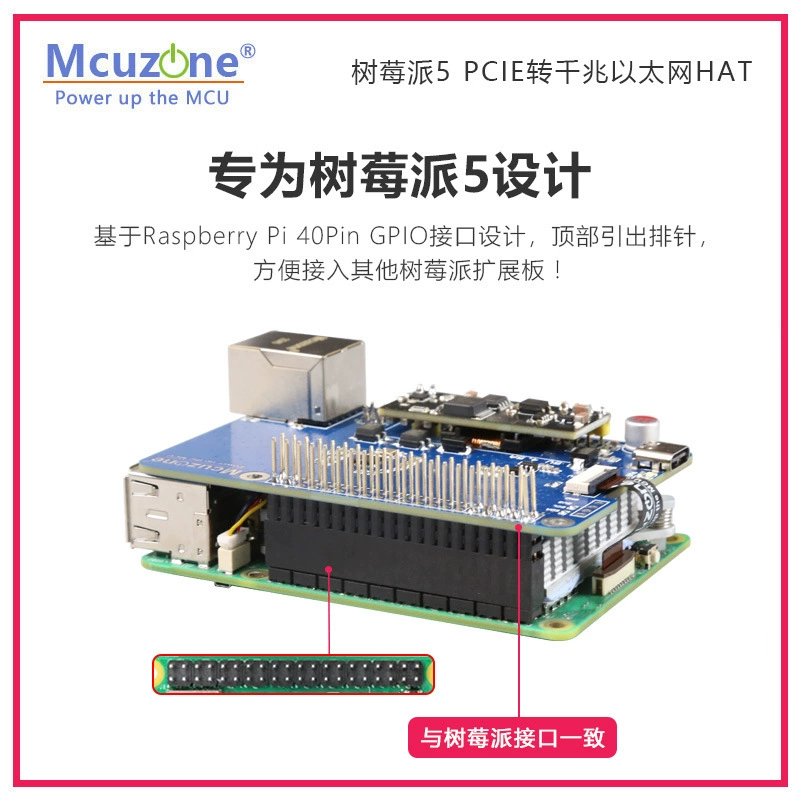 MP1G-PoE Raspberry Pi 5 PCIE конигестион? to Gigabit Ethernet HAT POE Ethernet Powered by