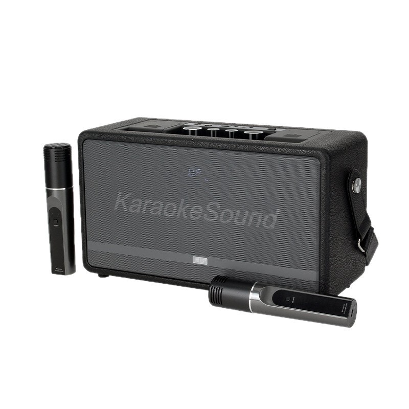 W450S モバイル KTV スピーカー内蔵デュアルワイヤレスデュアルマイク屋外カラオケエンターテイメントスピーカー OTG ライブサウンドカード付き|undefined