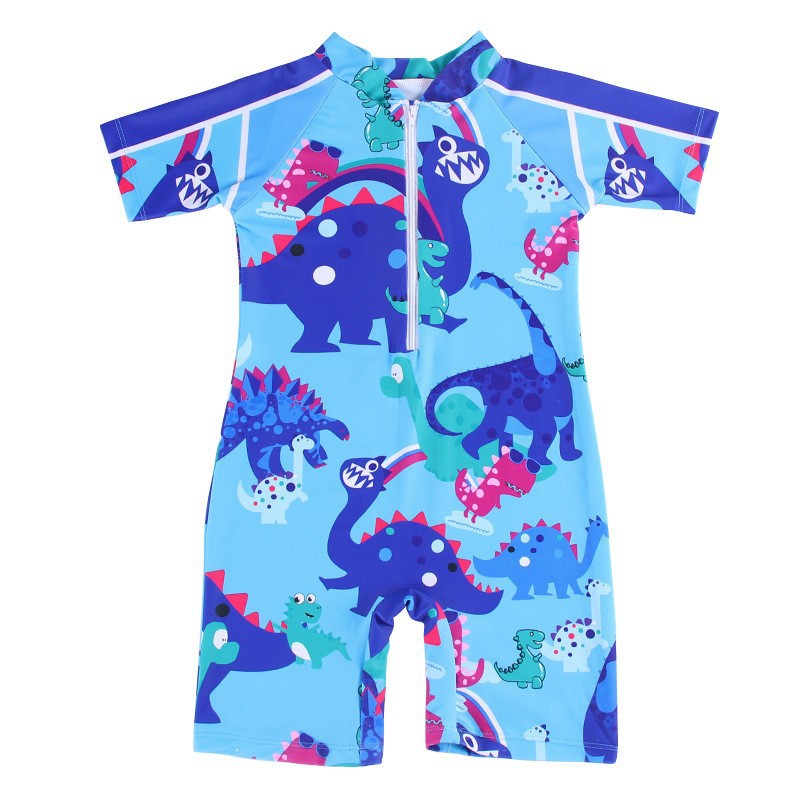 Traje de baño para niños en stock invierno Niño de una pieza nuevo de dibujos animados 4-11 Años de Edad medio y grandes niños estudiante niño traje de baño