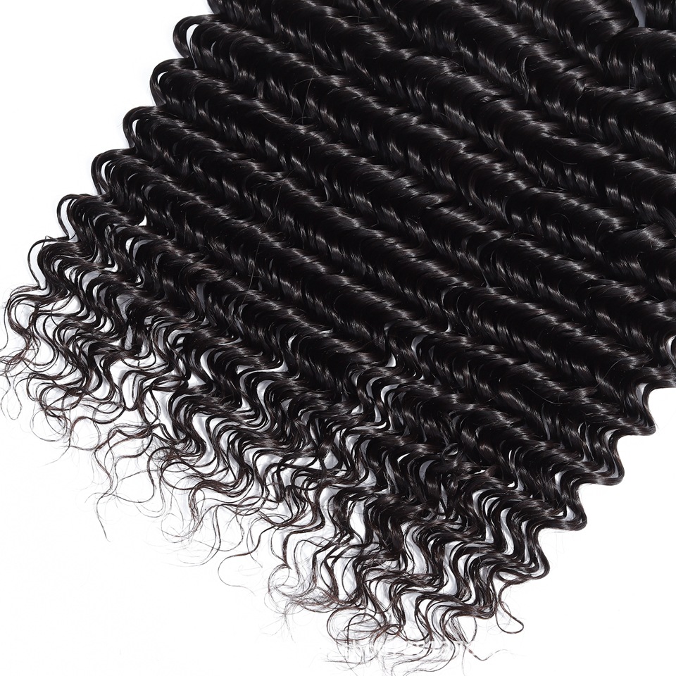 De fibra de vidrio de color natural cortina de pelo onda profunda moda del pelo humano cortina de pelo personalizado