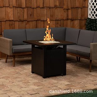 Outdoor Brazier table gas liquefied gas flame landscape Villa courtyard swimming pool heating fire pit