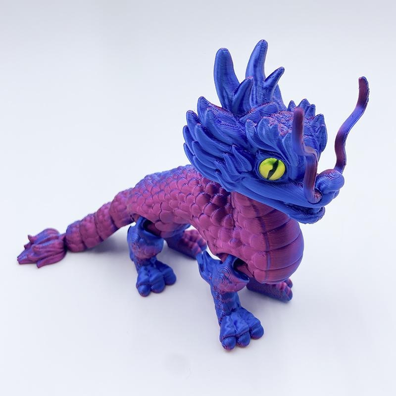 빨간색과 파란색 유니콘 15CM 길이