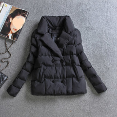 Women's short cotton jacket 2025 autumn and winter new slim down cotton jacket for women's winter thickened cotton jacket