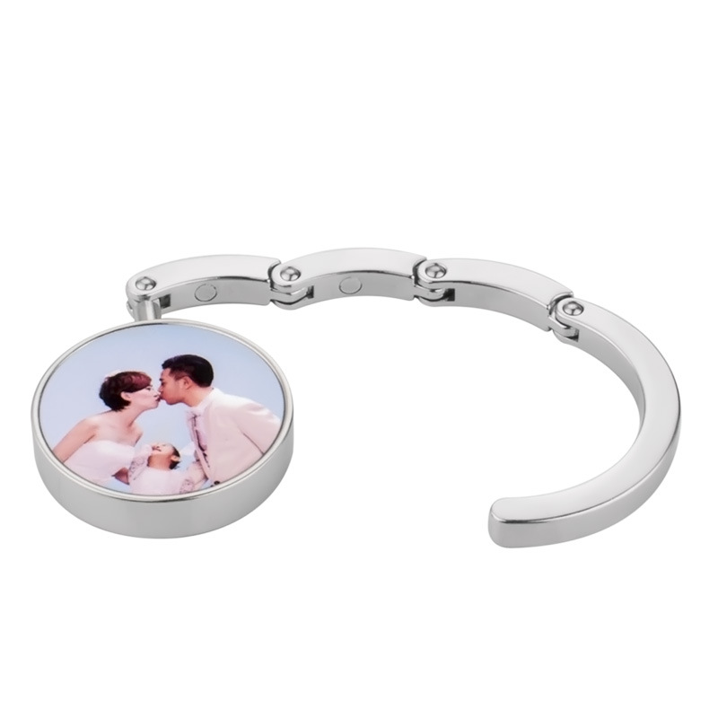 Amazon transfronterizo en blanco de transferencia térmica consumibles placa de equipaje colgante sublimación caliente horquilla de golf metal colgante