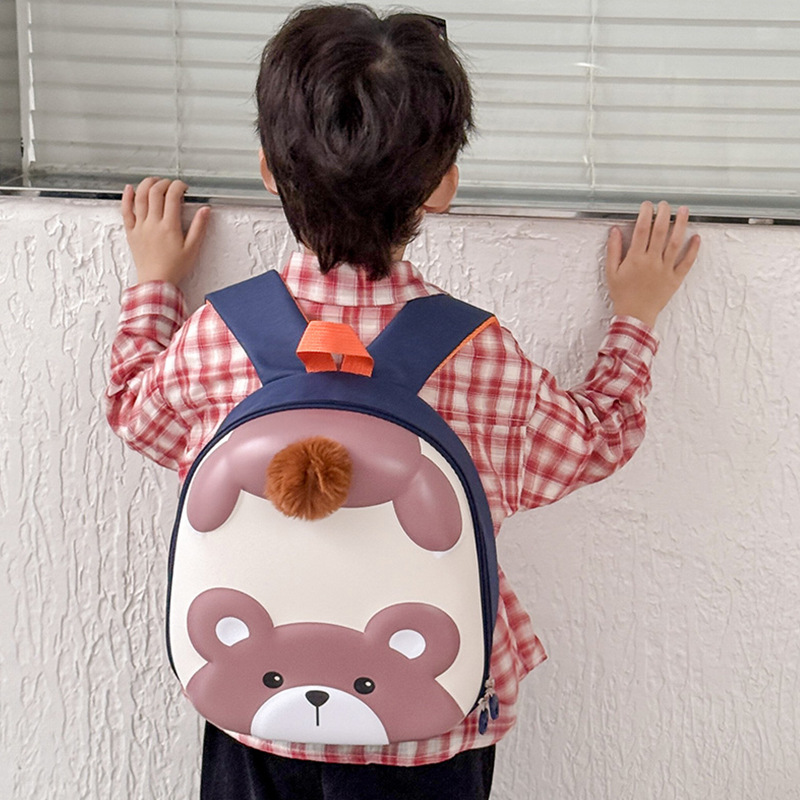 Cute oso niña jardín de infantes mochila de dibujos animados bebés transpirables niños 3 años de edad 5 años de edad mochila preescolar