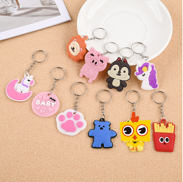 Cartoon soft keychain PVC