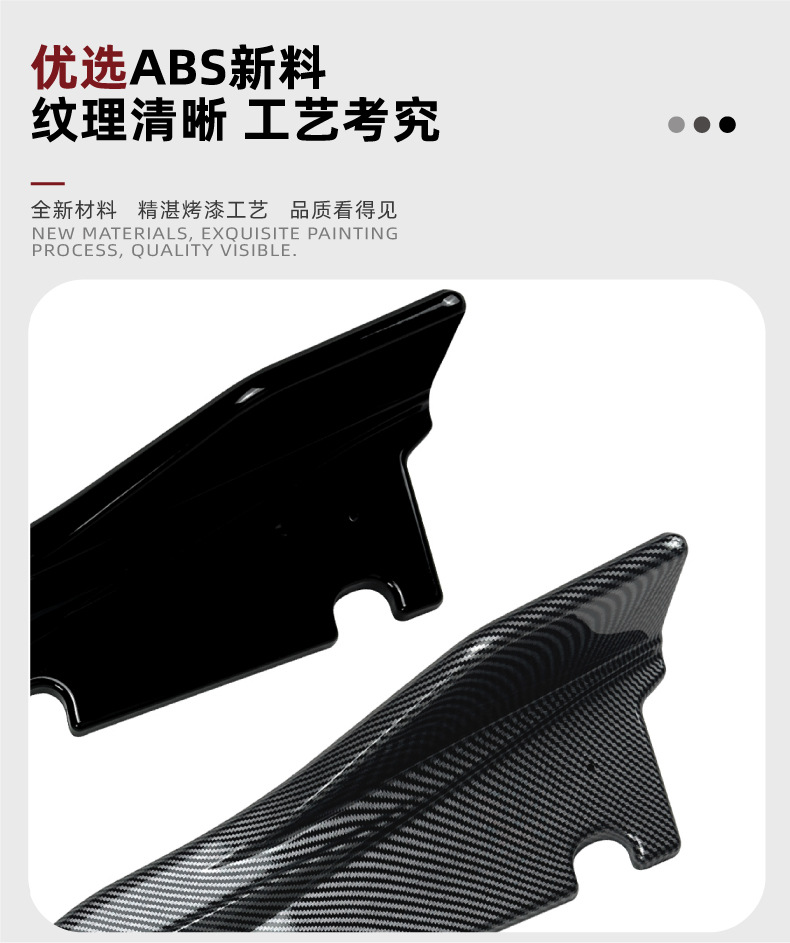 Suitable for Bmw M4 G82 G83 2021+ Rear Corner Wind Knife Car Sticker Spoiler Exterior Decoration Cross-Border Modification