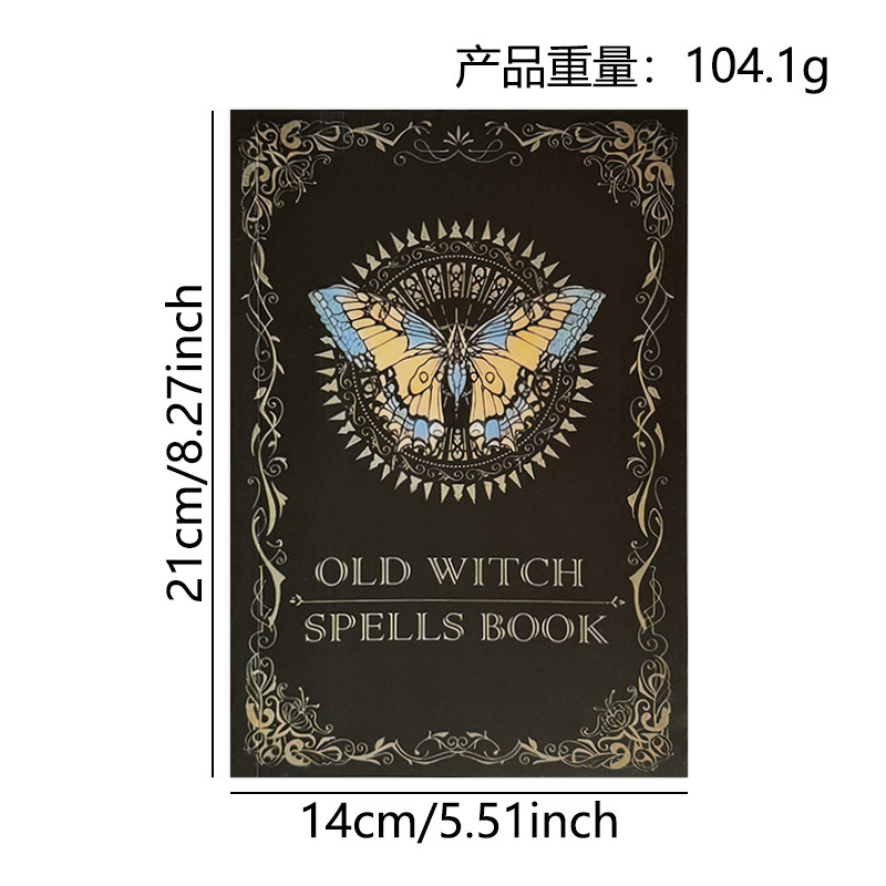 跨境TK爆款 OLD WITCH SPELLS BOOK 老巫婆女巫咒语书现货|undefined