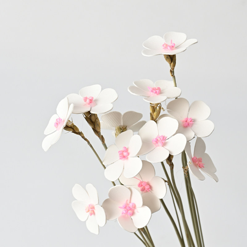 Cubo de bendición de Año Nuevo, cubo de abrazos, cubo de flores, granada artificial, acebo, hojas doradas, cubo de flores de bendición de Año Nuevo, materiales DIY, fruta de la fortuna.