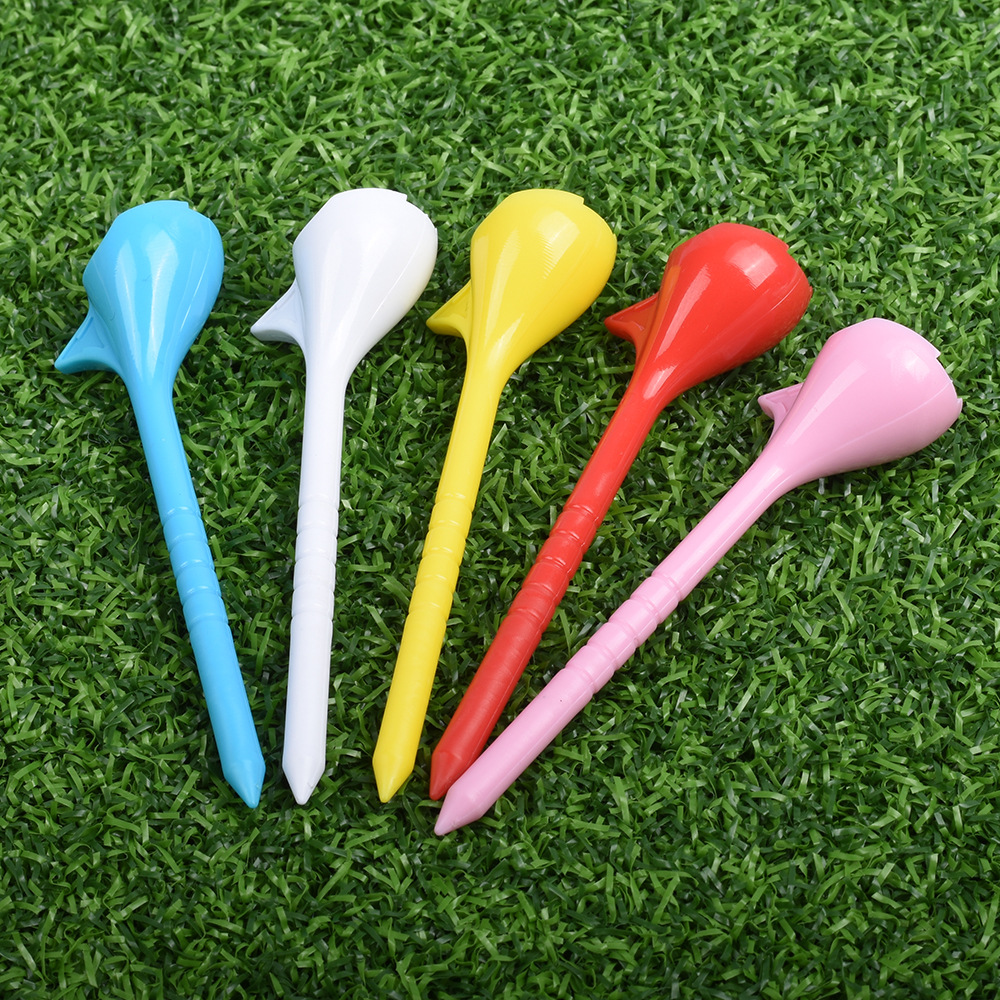 Pico de bola de plástico de golf 10 grados asiento de bola de inclinación Golf tees qq arrastre de bola multicolor