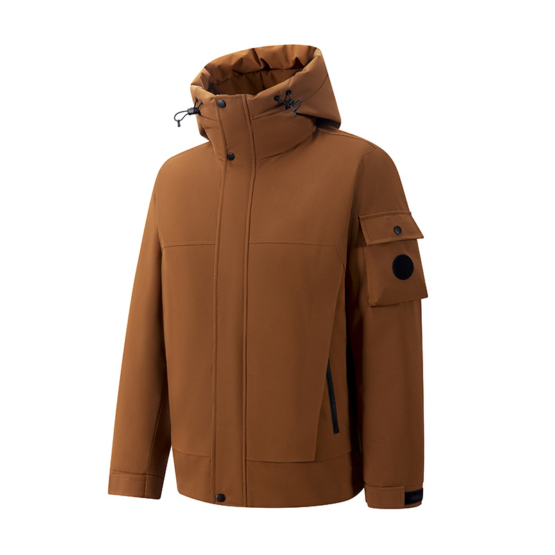 Workwear down Jacket for Men and Women, Winter 2025 New Style, Outdoor Windproof Couple's Coat, 90% White Duck down