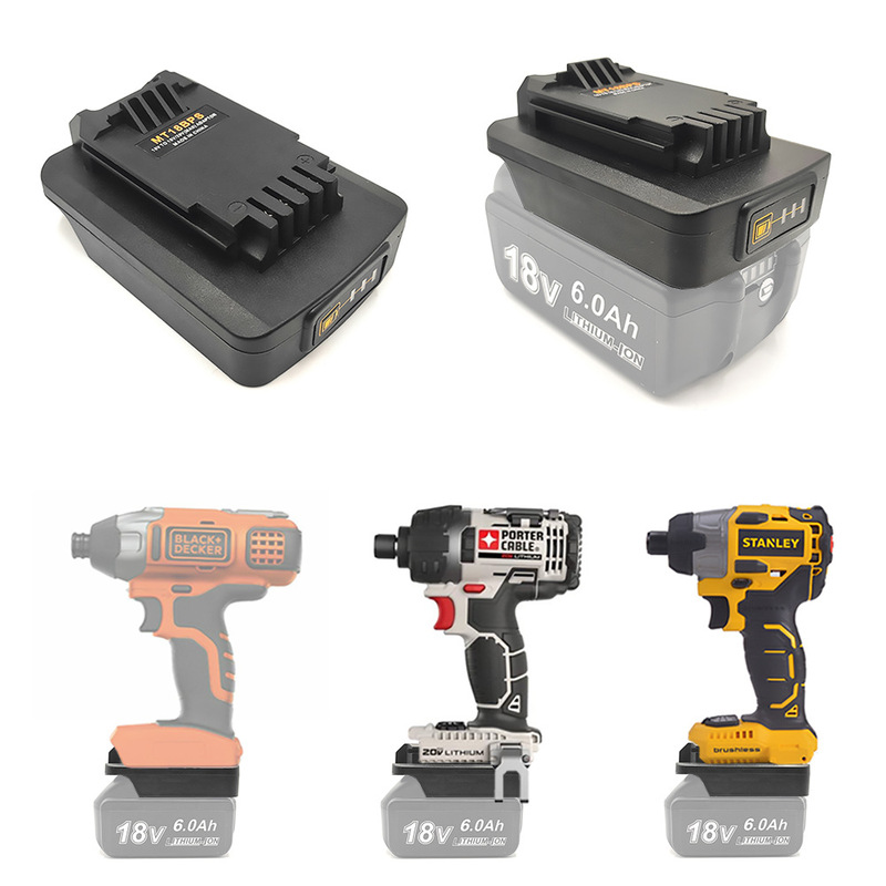 Adapter Makita 18V Lithium Battery to Beidipai 20V Stanley 18V Lithium Battery Tool Adapter