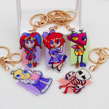 跨境THE AMAZING DIGITAL CIRCUS数字马戏团亚克力钥匙扣小丑吊饰