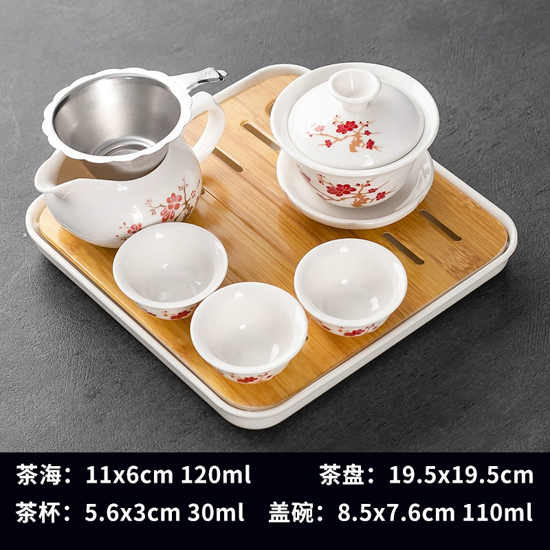 Tea set, ceramic tea cup, simple and elegant design