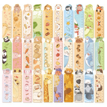 30张动物标尺书签书籍装饰卡阅读标注卡可爱卡通纸质书签diy书夹