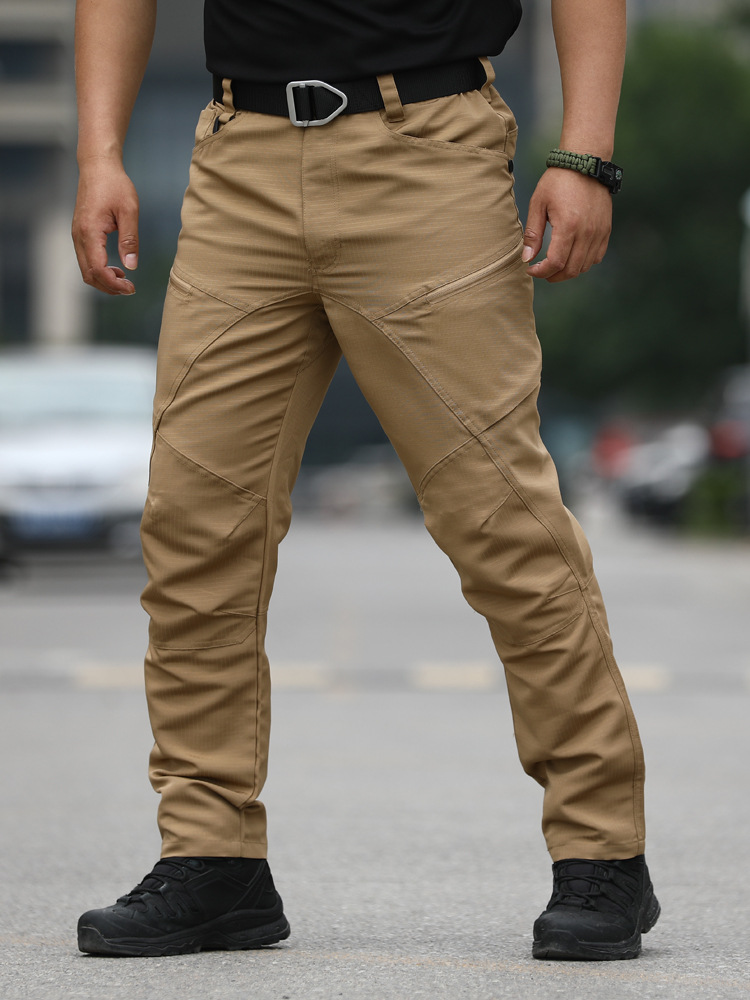 Pantalones tácticos de punto de fábrica, pantalones para hombres, pantalones para fanáticos militares, pantalones de entrenamiento al aire libre, pantalones de senderismo de camuflaje de otoño e invierno, cónsul resistente al desgaste