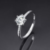 Elite wedding ring for beloved, classic jewelry, one carat, wholesale