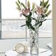 Thickened Vase Glass Transparent Water-Regrowing Rich Bamboo Rose Lily Dried Flower Flower Ornaments Large Living Room Nordic Style Bottle