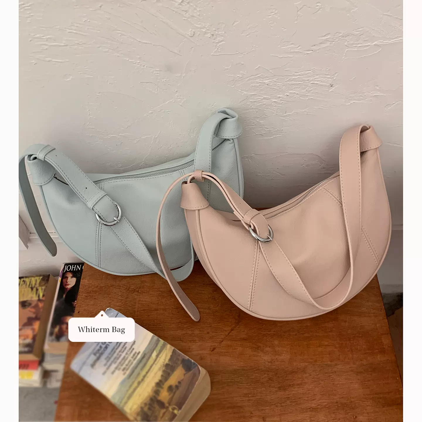 跨境韩版时尚腋下包包女士包2026新款简约饺子包百搭单肩斜跨包