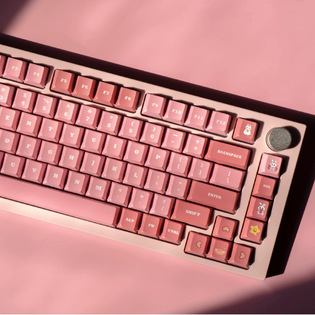 Простой кролик и милый кролик горячая сублимация ключа колпачок PBT сырье очень подходит для большинства стандартных 13