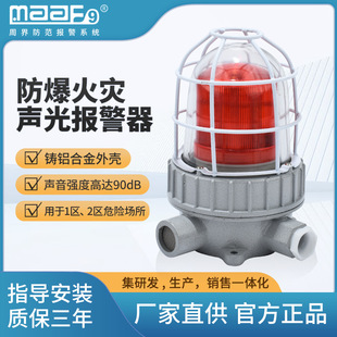 FB-103 explosion-proof fire sound and light alarm fire engineering factory combustible gas detector signal lamp