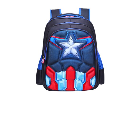 Elementary School Cartoon Boy Schoolbag Children's Cross-border Dropshipping Spider-Man Captain America Backpack
