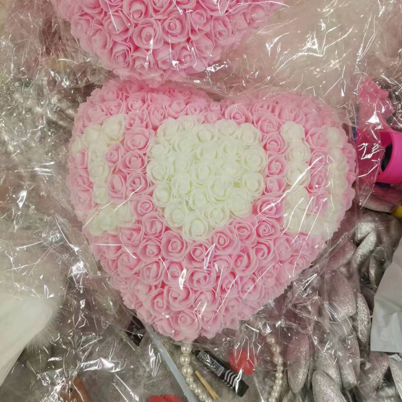 Fábrica al por mayor Rosa amor corazón flor Navidad Día de San Valentín confesión regalo cumpleaños regalo creativo