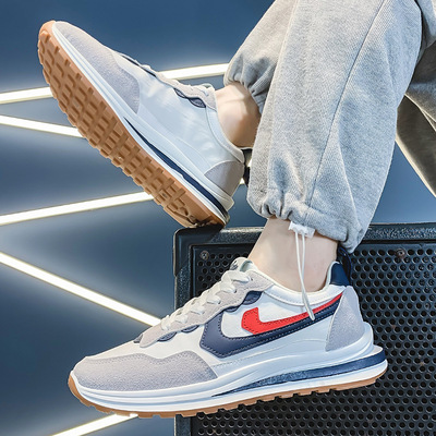 2021 student Spring and summer ventilation Low Cloth shoes leisure time Borneol Men's Shoes Frenum ins Agam shoe