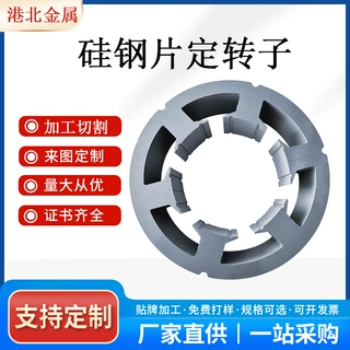 定制硅钢片矽钢片定转子铁芯加工开模冲压线切割激光切割打样非标
