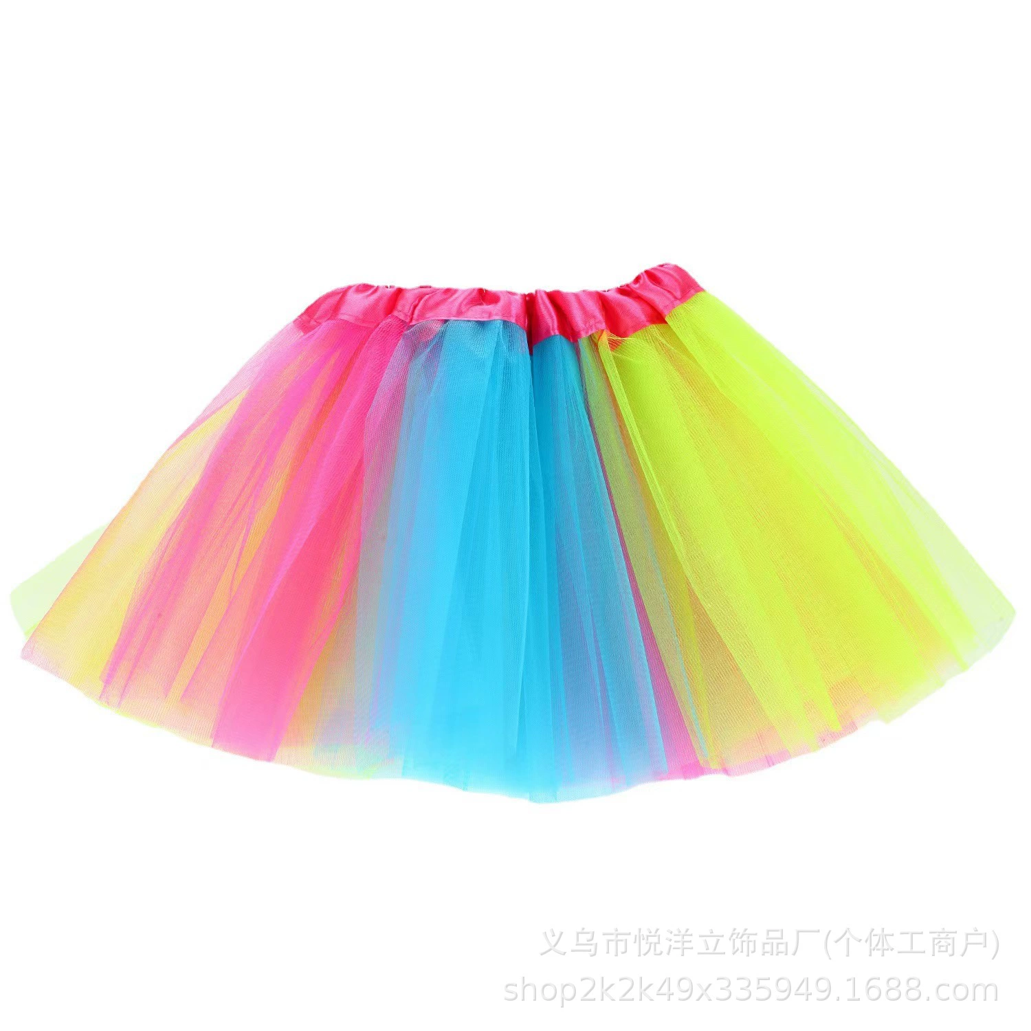 Красочная юбка Европейская и Американская радуга tutu юбка пятиконечная звезда