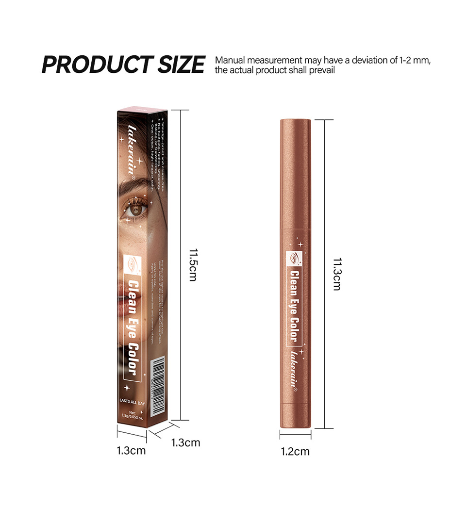 lakerain Bronze eyeshadow stick is easy to color with a high-gloss eye makeup eyeshadow undefined
