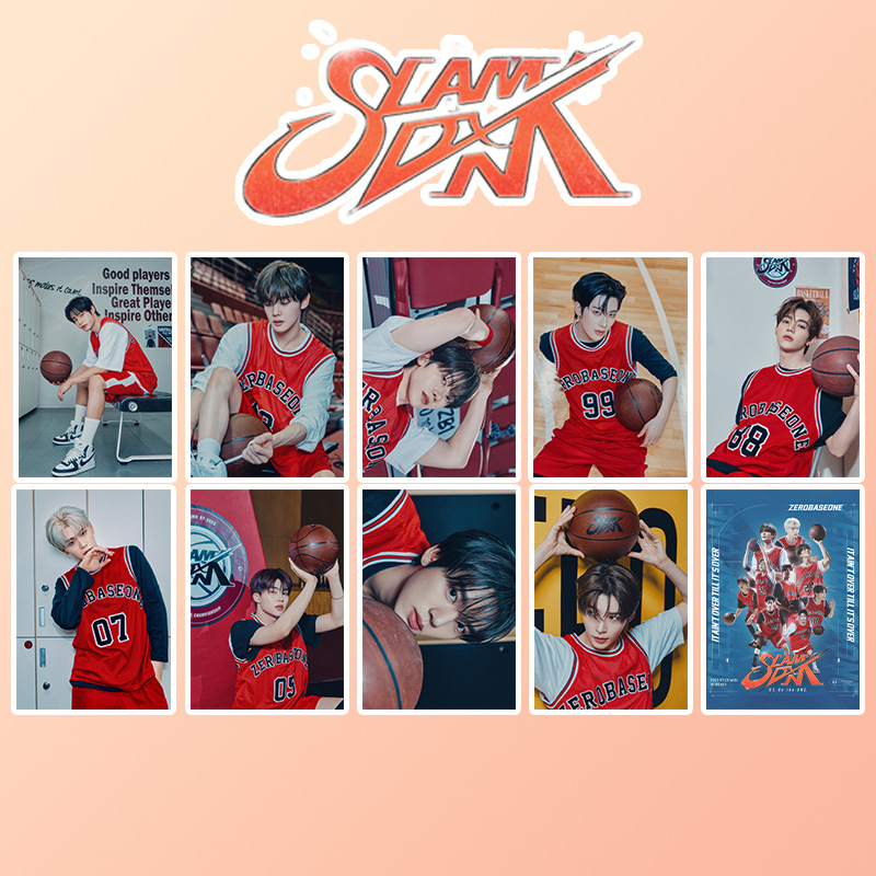 ZB1新专先行曲《SLAM DUNK》概念照不干胶海报 墙贴画 成韩彬周边