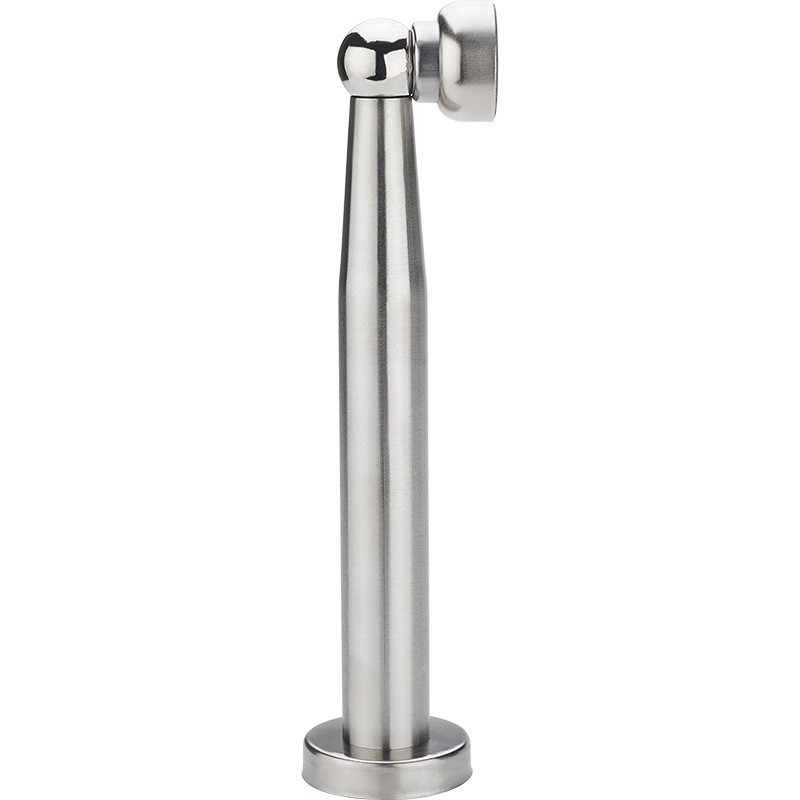 Acero inoxidable alargado succión de pared fuerte puerta magnética puerta táctil parada de la pared succión piso succión tres longitud puerta superior al por mayor tapón de la puerta