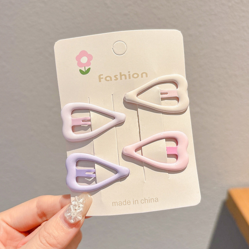 2025 verano pasador de cabello de dopamina colorido lindo frente dulce brocas de cabello rotas no lastimas brocas de cabello adornamientos para el cabello