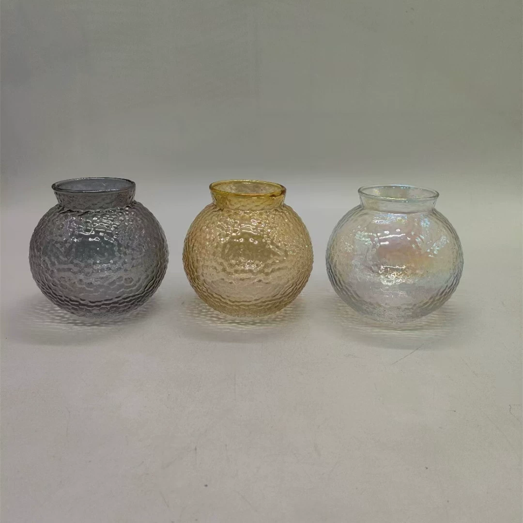 Простой прозрачный хоккей маленькая ваза цветочная композиция украшения аквариум аквариум столешница чайный столик круглый цветочный орнамент