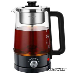 2025新款蒸汽煮茶不锈钢黑茶大容量适合家庭茶壶玻璃喷淋包邮蒸汽