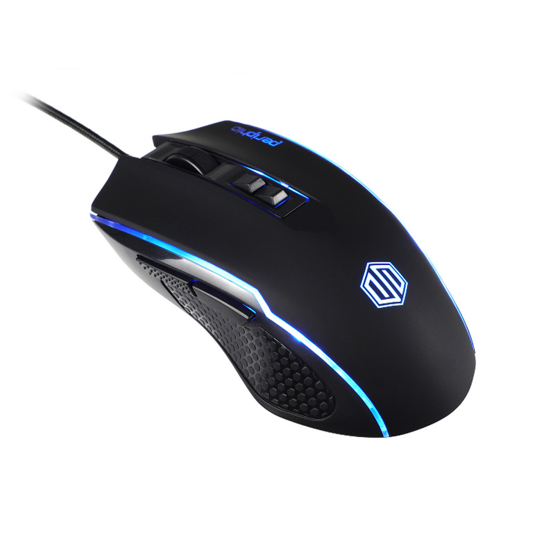 Gioco di eSport cablato, mouse retroilluminato M45 che mangia pollo, mouse per computer CF gaming lol_voghion.com