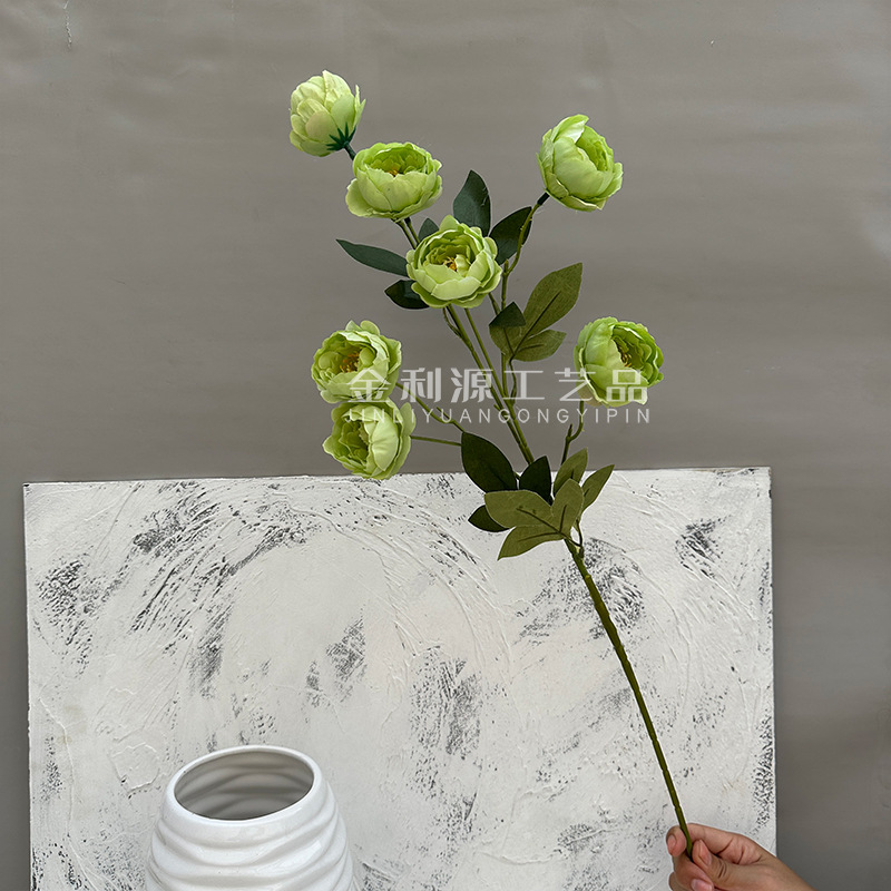 Green exquisite peony