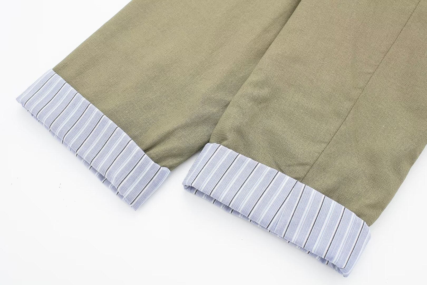 Women's clothing 2024 summer new linen blend short suit jacket straight leg pants set_voghion.com