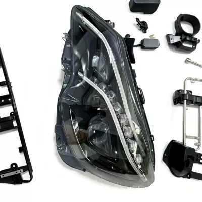 Big Surrounded to New E63 Large Body - replace-old-headlights-with-new-ones